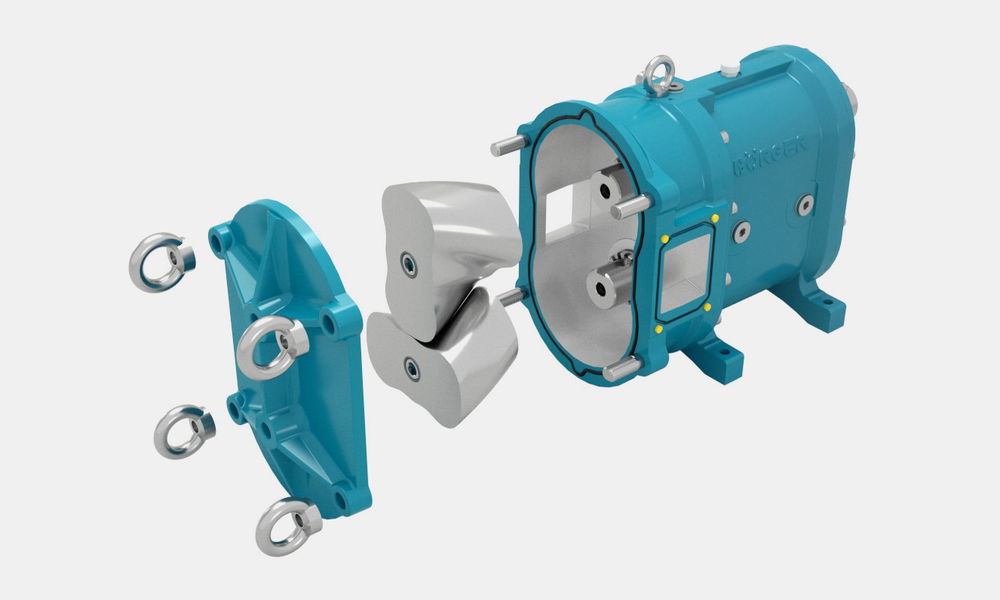 Drehkolbenpumpe in Clean-Ausführung