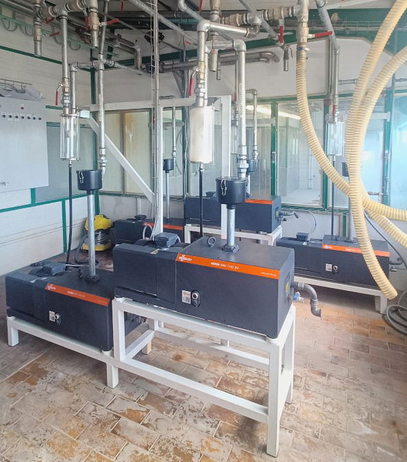 Vakuumpumpen in der Nudelproduktion