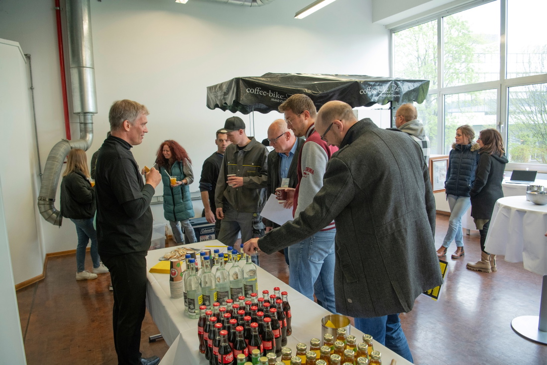 Kulinarisch gab es beim Kickoff ein breites Angebot an Leckereien